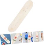 Beginner Kid Skateboard Hand-Painted Skateboard Painting Skateboard Unfinished Skateboard Decks Skateboard for  7 Ply Skate Deck  Longboard Deck Wooden Graffiti Child - Image 2
