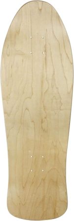 Old School Skateboard Deck Blank Retro 80's 10" x 30" Fish Shape with Black Griptape Sheet - Image 2