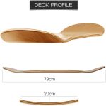 Maple Skateboard Decks Double Tail Skateboard Light Decks Free Skateboard Grip Tape - Image 2