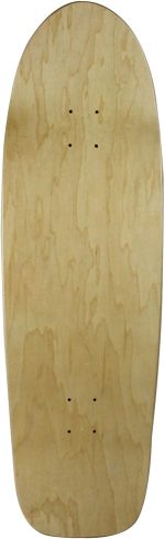 Old School Skateboard Deck (10" x 33", Natural) - Image 2