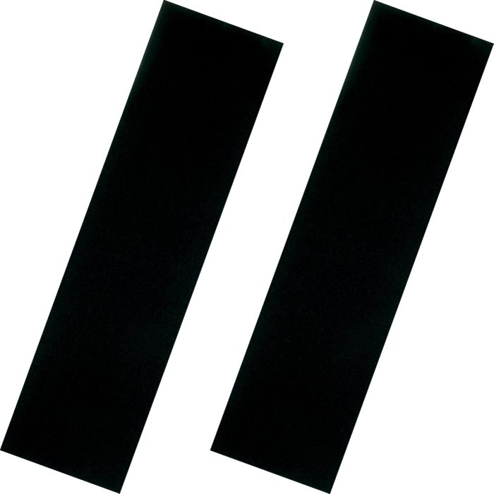 9 x 33 Inch Skateboard Grip Tape Sheet Black - 2 Sheets - Image 2