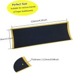 30Pcs Fingerboard Grip Tape Wooden Mini Skateboard Adhesive Stickers, Quality Non Slip Foam Grip 110mm x 38mm Black (30pcs) - Image 2