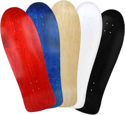 30" 5-Pack Blank Skateboard Decks - 5 Deck Colors