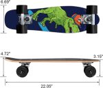Skateboard Complete 22 Inch Mini  for Beginners Kids Boys and Girls - Image 2