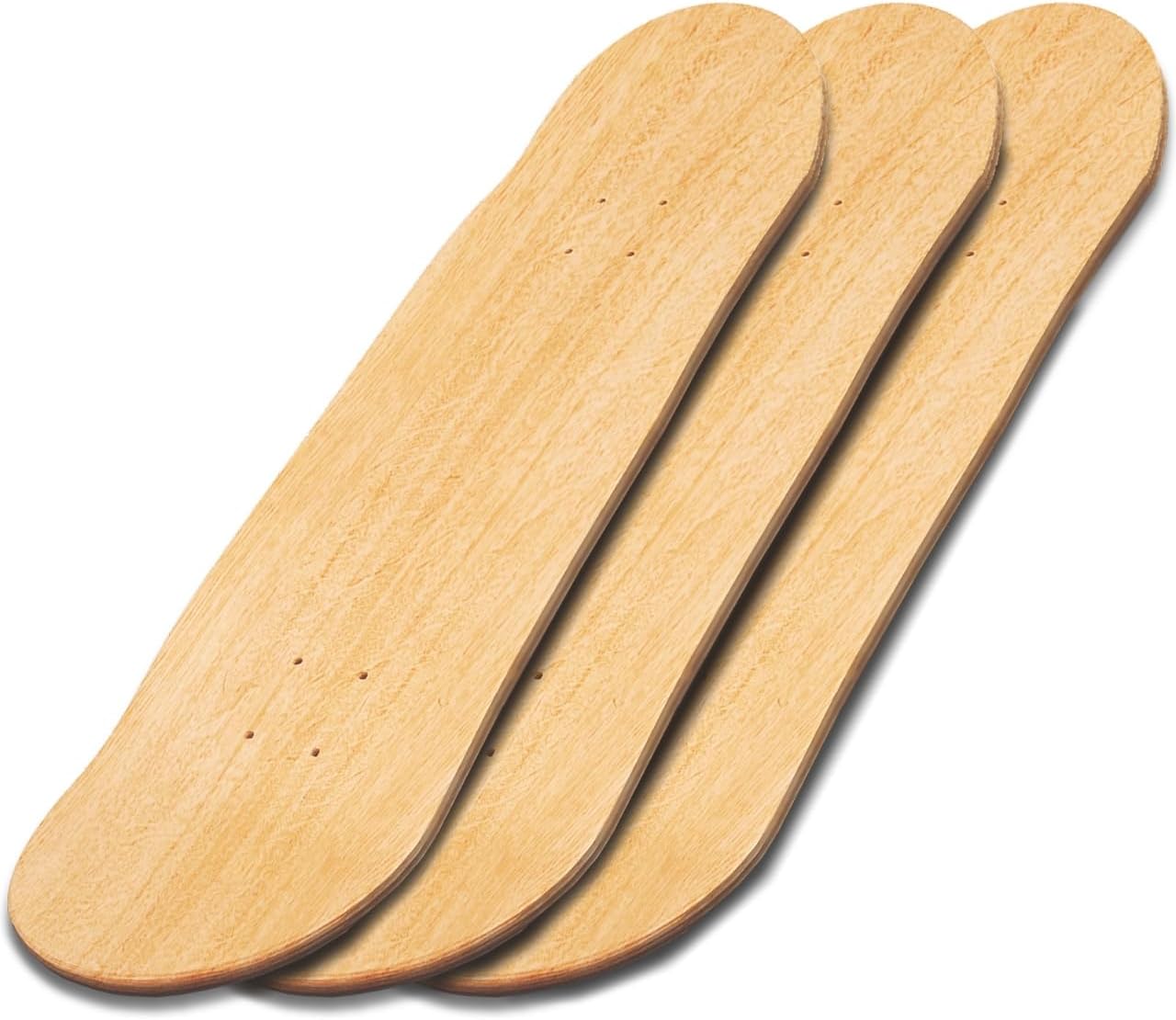 61BCYYfD4FL._AC_SL1280_.jpg 3 PCS Blank Skateboard Decks, 8 x 31 inch 7-Layer Maple Double-Tail Skateboard, Ideal for Painting, and Wall Decoration - Image 1