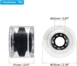 78A Longboard Wheel Soft Cruiser Wheels Street Wheels for Skateboards Skateboard Wheel Replacement - Image 2