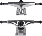 Blank Skateboard Complete 7.75" Natural with Silver Trucks and White Wheels - Image 2