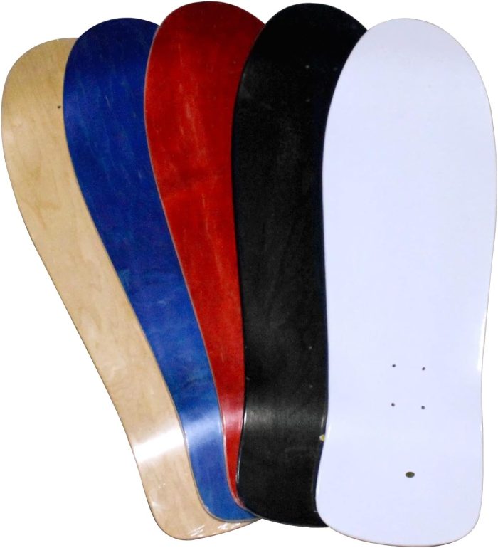 30" 5-Pack Blank Skateboard Decks - 5 Deck Colors - Image 2