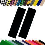 9 x 33 Inch Skateboard Grip Tape Sheet Black - 2 Sheets