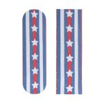 Skateboard Grip Tape 9" x 33", 2Pack American Flag Bubble Free Waterproof Scooter Grip Tape, Longboard Grip Tape for Rollerboard Stairs Pedal Wheelchair Step (23x84cm)