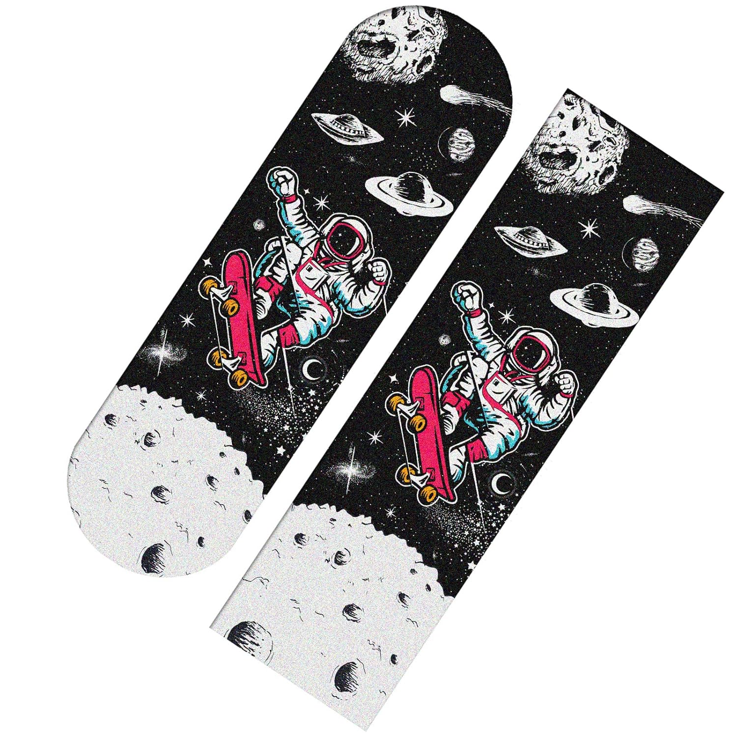 81ZCwEMsq1L._SL1500_.jpg Skateboard Grip Tape Sheet 33 X 9 Inch Sandpaper for Rollerboard Longboard Griptape Bubble Free Longboard Grip Tape - Image 1