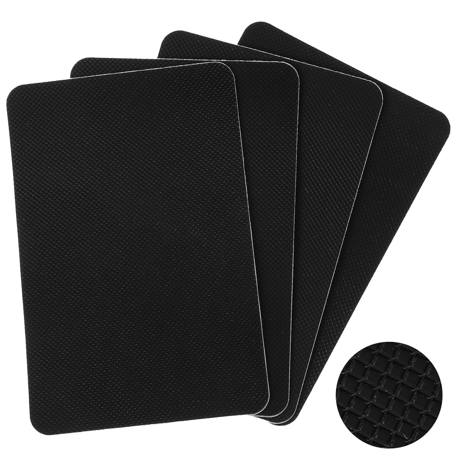 81fAMrAsXLL._SL1500_.jpg Sticky Anti-Slip mat Non-Slip Rubber Tape Universal Car Dashboard Sticky mat 4pcs Adhesive Waterproof Soundproof Pad Cuttable Heat Resistant Sheet for Safer Handle & Surface for Floor Cushioning - Image 1