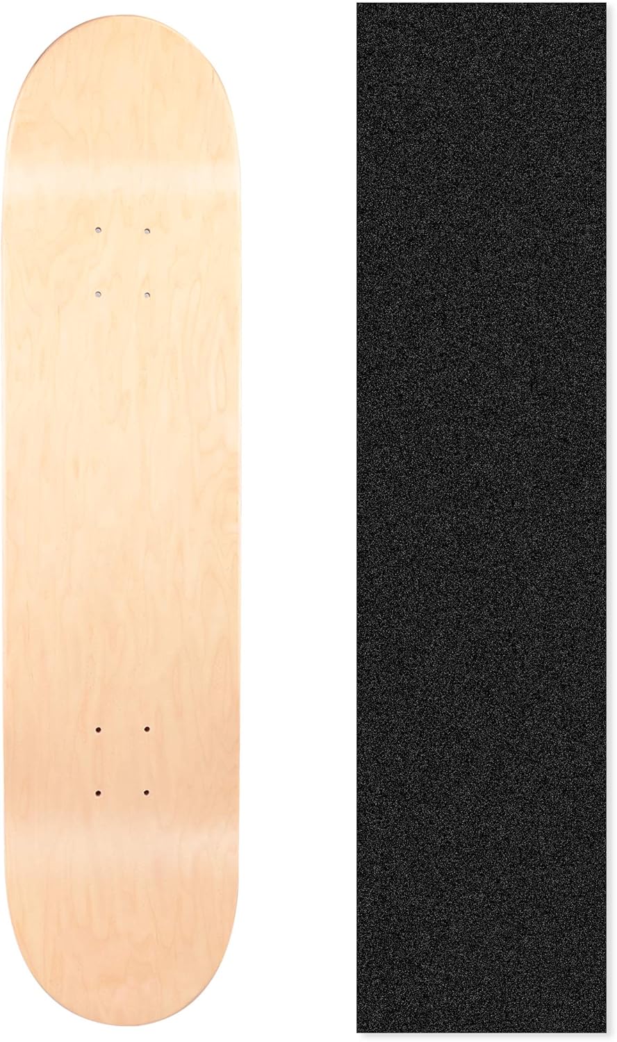 81lFkILAnL._AC_SL1500_.jpg Maple Skateboard Decks Double Tail Skateboard Light Decks Free Skateboard Grip Tape - Image 1