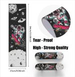 Skateboard Grip Tape Sheet 33 X 9 Inch Sandpaper for Rollerboard Longboard Griptape Bubble Free Longboard Grip Tape - Image 2
